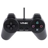 Controle Pc Usb Ps1-playstation 1 Preto - Retrô - Vinik Play