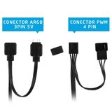 Cooler Gamer Evus F12d-argb Double Ring