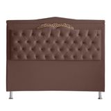 Cabeceira De Cama Box Madri Casal 140 Cm Suede Rosê Do Lar Móveis E Decoração
