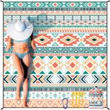 Cobertor De Praia Hihoho Impermeável À Prova De Areia Extra Grande 200x210cm