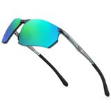 Óculos De Sol Bircen Polarized Uv400 Protection Para Homens Al-mg