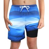 Calções De Banho Lucowee Boys Compression Com Forro De Cueca Boxer 18-20