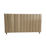 Cabeceira De Cama Box Estofada Gabi Casal 140 Cm Suede Bege Do Lar Móveis
