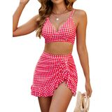 Conjunto De Biquíni Blooming Jelly 2025 Retro Swimsuit Tummy Control