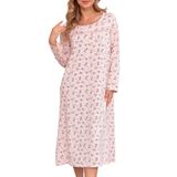 Camisola Feminina Bloggerlove, Manga Comprida, Algodão, Rosa, Gg