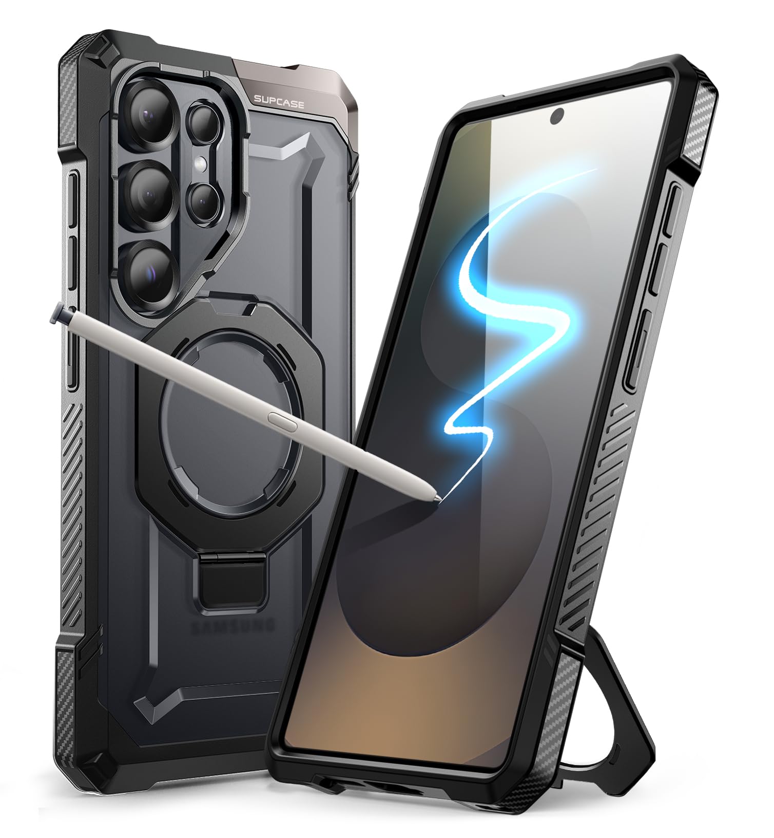 Capa De Telefone Supcase Unicorn Beetle Grip S25 Ultra 6.9" Preta