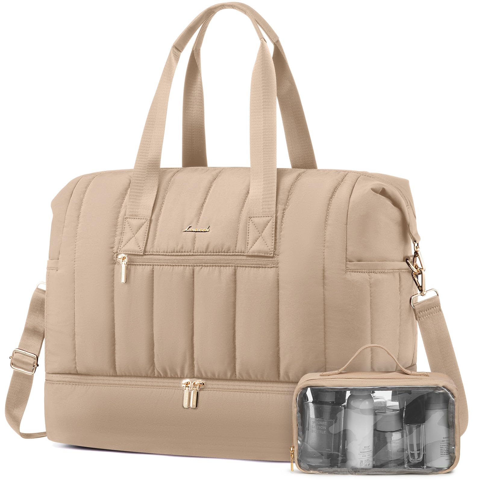 Mochila Lovevook Puffer Weekender 42l Com Compartimento Para Sapatos