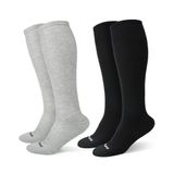 Meias De Compressão Hapiu Merino Wool 15-20 Mmhg Para Mulheres E Homens