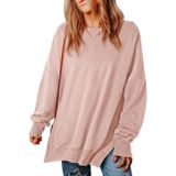 Moletom Feminino Shewin, Casual, Gola Redonda, Pulôver De Lã