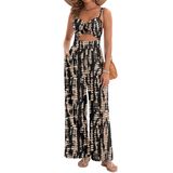 Macacões Agerway Dressy Summer Com Decote Em V Twist Black Xl Para Mulheres