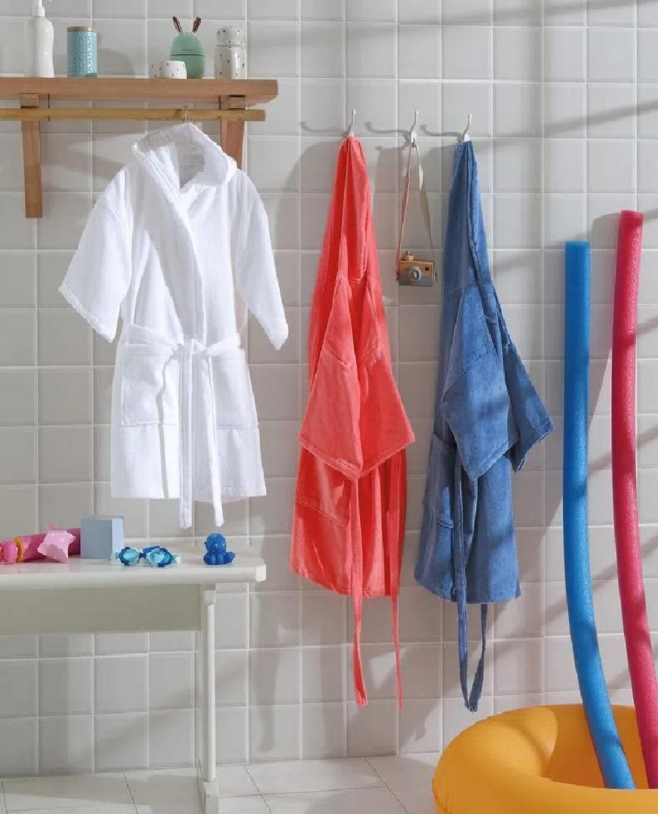 Roupão Infantil Com Capuz Velour G Dohler