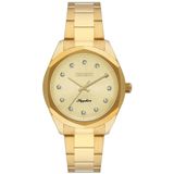 Relógio Orient Feminino Ref: Fgss0236 C1kx Casual Dourado