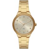 Relógio Orient Feminino Ref: Fgss0247 C1kx Casual Dourado