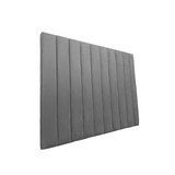 Cabeceira Estofada King 10 Blocos Não É Segredo Suede Liso Cinza 195x120