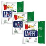 3 Açúcar Magro Fit Com Stevia Sem Glúten Forno E Fogão 400g