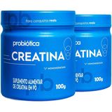 Kit 2x Creatina Pura 100g - Probiotica Sabor Sem Sabor