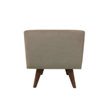 Puff Pé Palito Quadrado Não É Segredo Suede Animale Marrom Claro 40x45