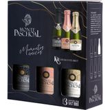 Kit Mini Espumante Monte Paschoal Brut 3x187 Ml