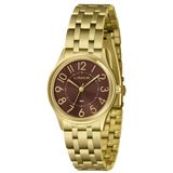 Relógio Lince Feminino Ref: Lrgm041l34 N2kx Casual Dourado
