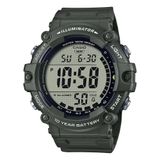 Relógio Casio Masculino Ref: Ae-1500whx-3avdf Illuminator Verde