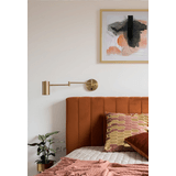 Cabeceira Estofada Queen 5 Blocos Não É Segredo Courvin Caramelo 160x60