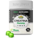 Creatina Gummy | Creatina Em Goma Monohidratada 60 Gomas Sabor Maçã Verde – Praticidade E Sabor Para Sua Performance - Sunflower