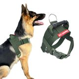 Peitoral Tático Para Cachorro - Tamanho G - Verde-militar
