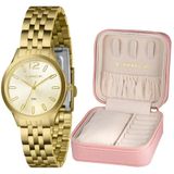 Relógio Lince Feminino Ref: Lrgh226l32 C2kx Dourado Estojo