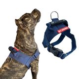 Peitoral Tático Para Cachorro - Tamanho Gg - Azul Marinho