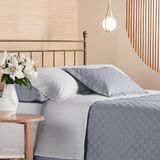 Jogo De Cama King 200 Fios Privilege - Andreza Cinza