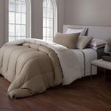 Kit Edredom Solteiro Conforter Duo Naturalle Fendi / Amendoa