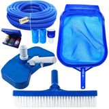 Kit Limpeza Piscinas Mangueira Ecológica 7mt Estojo Teste