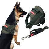Peitoral Swat Com Guia Para Cachorro Tamanho G Verde Militar