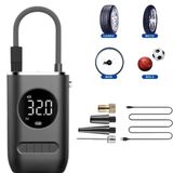Compressor Com Visor Digital Para Pneus E Bolas Com Cabo Usb