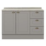Balcao Pia Com Tampo 120 Cm C353 Americana Cinza Calcare Henn