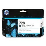 Cartucho De Tinta Hp 728 Preta Fosca Pluk 130ml - 3wx25a