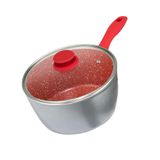 Panela Philco Ppn22a Com Tampa De Vidro E Revestimento Antiaderente Redstone 22cm