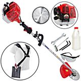 Roçadeira Lateral Com Guidão Nakashi T331m 32,6cc Com Motor Tu 33 Mitsubishi Á Gasolina Para Trabalho Pesado