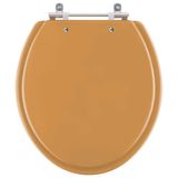 Assento Sanitário Convencional Oval Amarelo Terra Para Vaso Celite