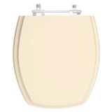 Assento Sanitario Poliester Thema Pêssego Rosa Shell Para Vaso Incepa