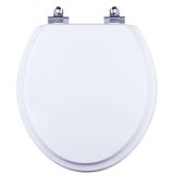 Assento Sanitário Fechamento Lento Convencional Oval Branco Para Louça Fiori