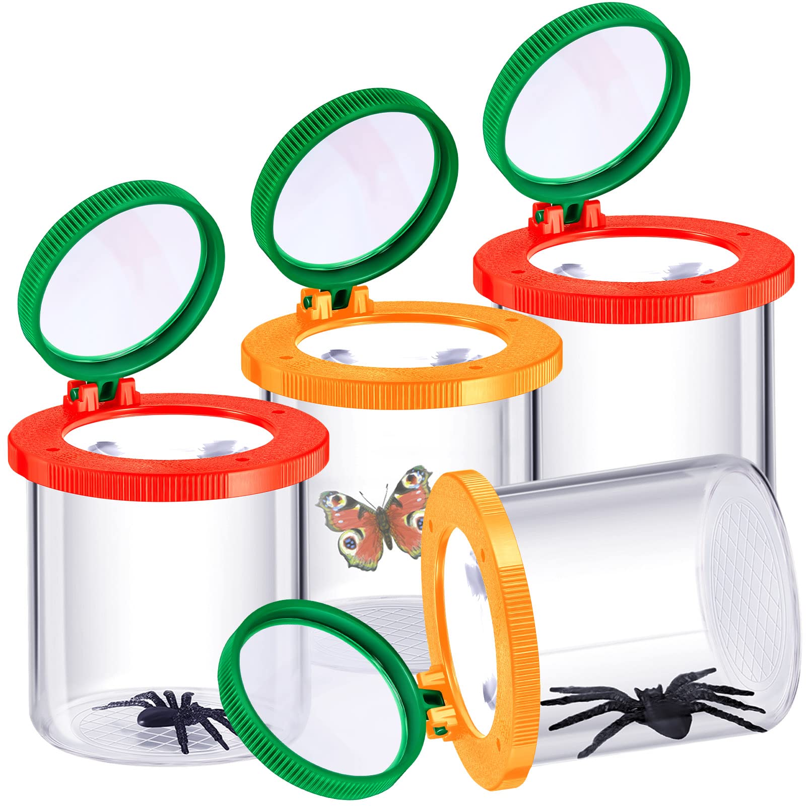 Kit Bug Catcher Skylety, 4 Unidades, Insira A Lupa Bug Viewer