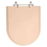Assento Sanitário Carrara Rosa Floral Para Vaso Deca