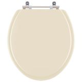 Assento Sanitario Poliéster Convencional Oval Marfim Para Vaso Fiori