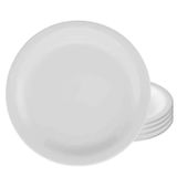 Jogo 4 Pratos De Sobremesa 20cm Branco Gourmet Pró Oxford