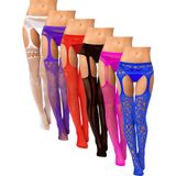 Meias Arrastão Skylety Para Mulheres Plus Size, 6 Pares