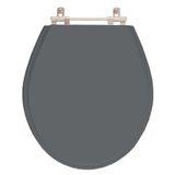 Assento Sanitario Poliester Carina Cinza Quartzo Para Vaso Ideal Standard