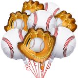 Decorações De Festa: Balões De Beisebol Skylety, 18 Polegadas, 8 Unidades