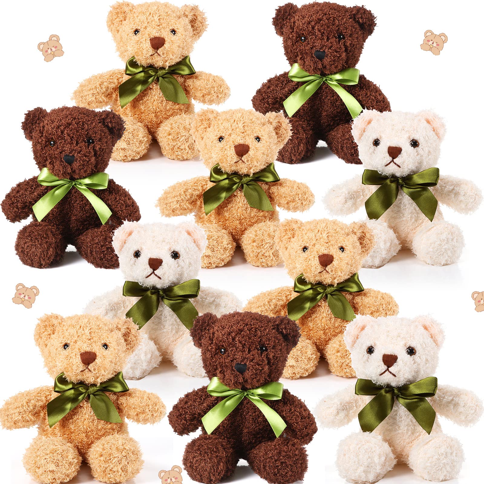 Brinquedo De Pelúcia Skylety Valentine's Day Bears 10 Peças Para Crianças