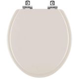 Assento Sanitário Soft Close Convencional Oval Visone Para Vaso Ideal Standard